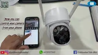 Tuya Solar Wifi Camera PTZ 360 Degrees #BS16 White App Configuration