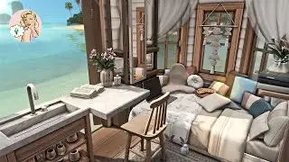 Cozy MICRO CAMPER 🏝️ | The Sims 4 Speed Build