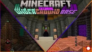 Minecraft How to Build a Pro Underground Base / Bunker -Tutorial-