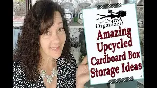 Amazing Upcycled Cardboard Box Storage Ideas!