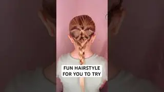 FUN HAIRSTYLE FOR YOU TO TRY | Audrey and Victoria #hairstyles #hairtutorial