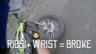 HOW I BROKE MY RIBS AND WRIST! SUR RON OFF ROAD