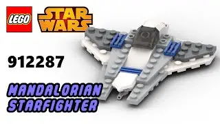 LEGO 912287 MANDALORIAN STARFIGHTER  | LEGO Starwars Magazine 3D Instructions