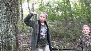 2 Future Buck Hunters Kill A Squirrel