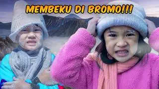 ALETHA AND ABEW FREEZING AT MOUNT BROMO