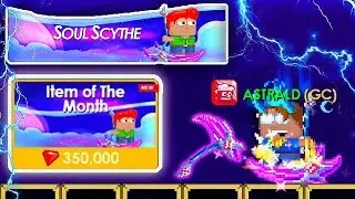 SOUL SCYTHE ITEM OF THE MONTH UPDATE!! (insanely cool…) (Growtopia)