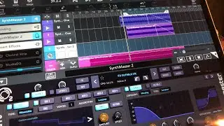 Cubasis 3 - SynthMaster 1 & 2 - Adding Chords, Melody & Sound FX - iOS Tutorial