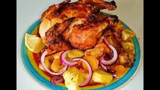 BEST ROASTED CHICKEN - WHOLE ROASTED CHICKEN - AIR FRYER