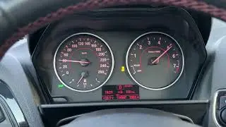 BMW 118i f21 170л/с разгон
