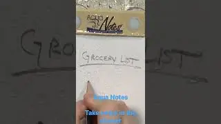 Top Ten Gadgets | Aqua Notes | Taking notes in the Shower