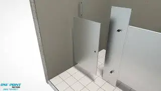 Bathroom Stalls Stainless Steel Install - Alcove