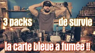 LA SURVIE COMBIEN CA COUTE ??? (voici 3 packs différents)