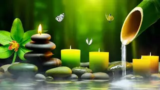 Relaxing Piano Music Bamboo Water Fountain, Sleep Music,Relaxing Music,Meditation Music, Water Sound