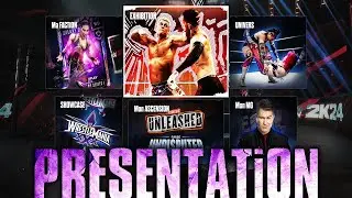 WWE 2K24 - Toutes les arènes, ceintures, arbitres etc...