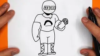 COMO DIBUJAR A ARCH | Friday Night Funkin (FNF) - paso a paso, fácil y rápido