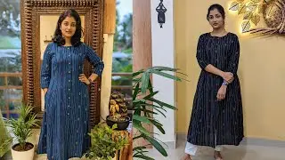 A-LINE PURE COTTON KURTI