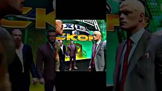 🔥💥The Rock Slapped Cody Rhodes😳🤬 #shorts