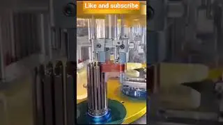Automatic motor coil winder machine in action #shorts #automatic #tech #motor #work #youtubeshorts