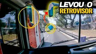 QUEBROU O RETROVISOR DO ÔNIBUS E SUMIU!!!