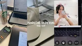 ENGINEERING FINALS WEEK 👩🏻‍💻 very productive days, cramming for 5 exams in a week, last final exams