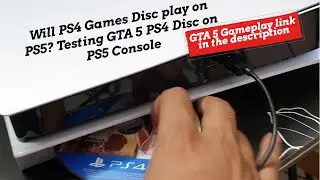 Will PS4 Games Disc play on PS5? Testing GTA 5 PS4 Disc on PS5 Console | Explained in Tamil