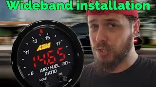 I install an AEM wideband (with some help)