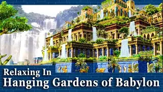 You're relaxing in the Hanging Gardens of Babylon | 7 ancient wonders | 3 HOUR ASMR Ambience