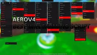 THE BEST ROBLOX BEDWARS SCRIPT | AEROV4 | INFINITE WIN FARM
