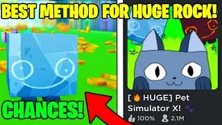 *NEW* 🥳 BEST METHOD To Get Free Huge Happy Rock In Pet Simulator X! | Chances Of Huge Rock (Roblox)