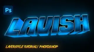 3D Text FiveM Type Layerstyle Tutorial Photoshop 2024! **PSD IN DESC**