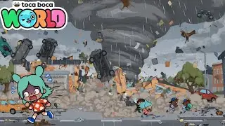 What If a Tornado Apocalypse Happened in Toca Boca World? 🌪️🌎😱 