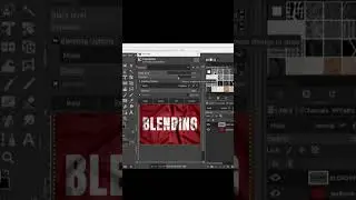 How to Blend Text in GIMP