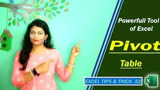 Pivot Table in Excel in Hindi | पिवट टेबल  कैसे  use करें@DTech Official