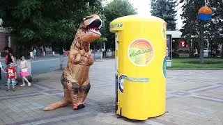 КРАСНОДАР | ПРИКОЛ | ДИНОЗАВР НА КРАСНОЙ