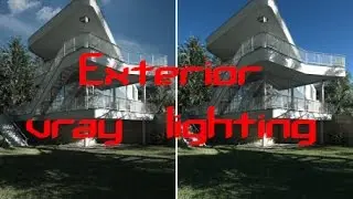 3dsmax Vray tutorial Exterior rendering | V-Ray Sun And PhysicalCam Exterior Rendering Tutorial|pt 2