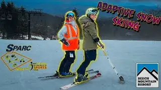 Amputee girl learns to snow ski! (Above knee amputee Cortney Manning)
