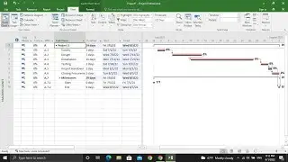 How to Define WBS Code and Set Schedule Baseline in Ms. Project?