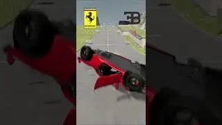 СРАВНЕНИЕ БУГАТТИ И ФЕРРАРИ в BeamNG Drive  #beamngdrivemods #beamng #beamngdrive #bugatti #ferrari
