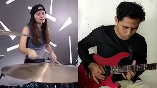 Lonely Day - System Of A Down Guitar and Drum Cover with Kristina