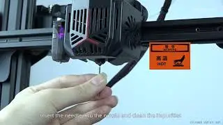 Service tutorial Ender - 3 Neo needle cleaning and nozzle replacement