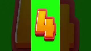 10s Countdown timers green screen 
