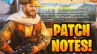 VANGUARD: EXPERIMENTAL PLAYLIST ADDED + BAR NERFED! (New Update Patch Notes)