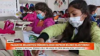 PAZARCIK BELEDİYESİ ÖĞRENCİLERDE DEPREM BİLİNCİ OLUŞTURDU!