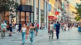 Vienna, Austria Summer Walk August 2024 | 4K HDR