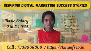 Digital Marketing Student Success Stories | 100% Placement | Digital Marketing Course in Chennai