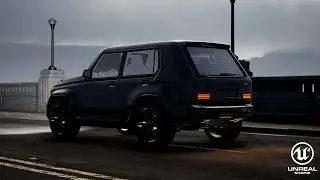 Car "GNIVA". Unreal Engine. Test Drive.