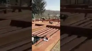 Строим двухэтажный дом из мини-бруса 12,0х6,0 м.