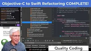 Objective-C to Swift Refactoring COMPLETE (Live Coding)