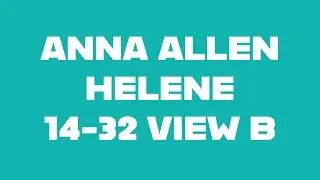 Anna Allen | Helene Selvedge Jeans | 14-32 Size Range | View B | Size 20