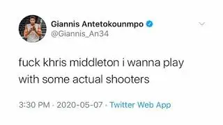 All of Giannis Antetokounmpo's Hacked Tweets